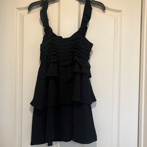 Layered ruffle dress